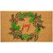 Northlight Natural Coir "Joy" Wreath Christmas Doormat 18" x 30"